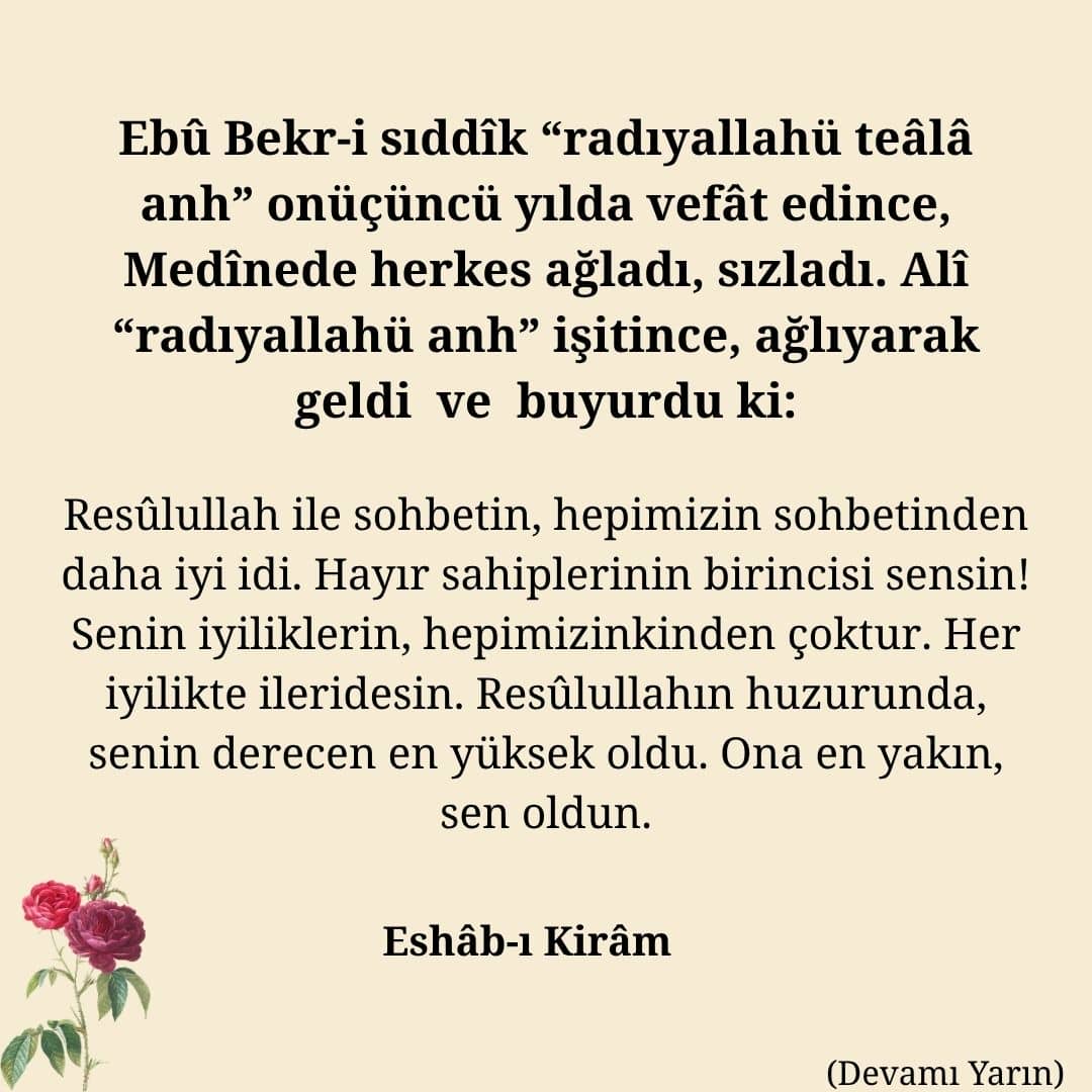 Ebu Bekr-i Sıddık (23)